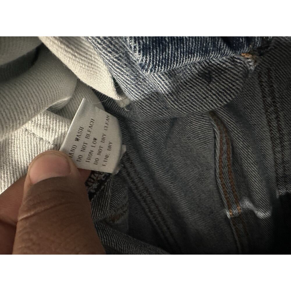 90’s Y2K Idealism Blue Jeans OG Denim Mens Small Baggy Skater Carpenter Sz 32 - Picture 6 of 10